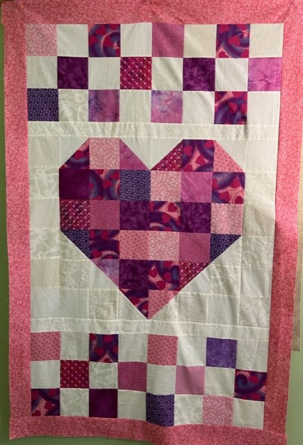 Big Scrappy Heart Checkered